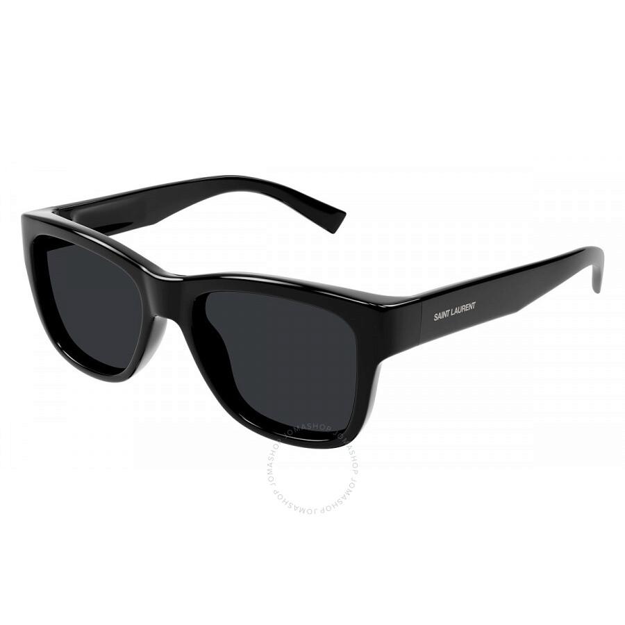 Yves Saint Laurent Black Square Men's Sunglasses SL 674 001 54