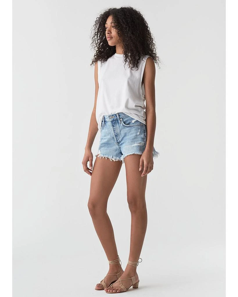 AGOLDE Parker Vintage Cutoff Denim Shorts in Swapmeet 7