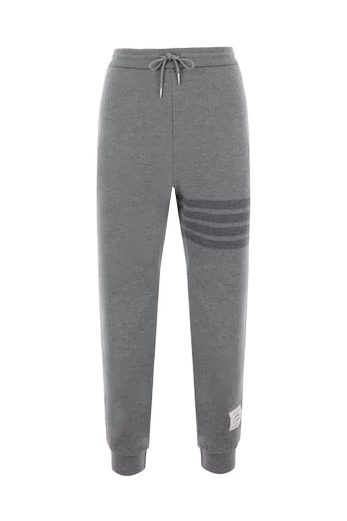 Thom Browne Mid-Length Jogger Pants with Drawstring Waistband