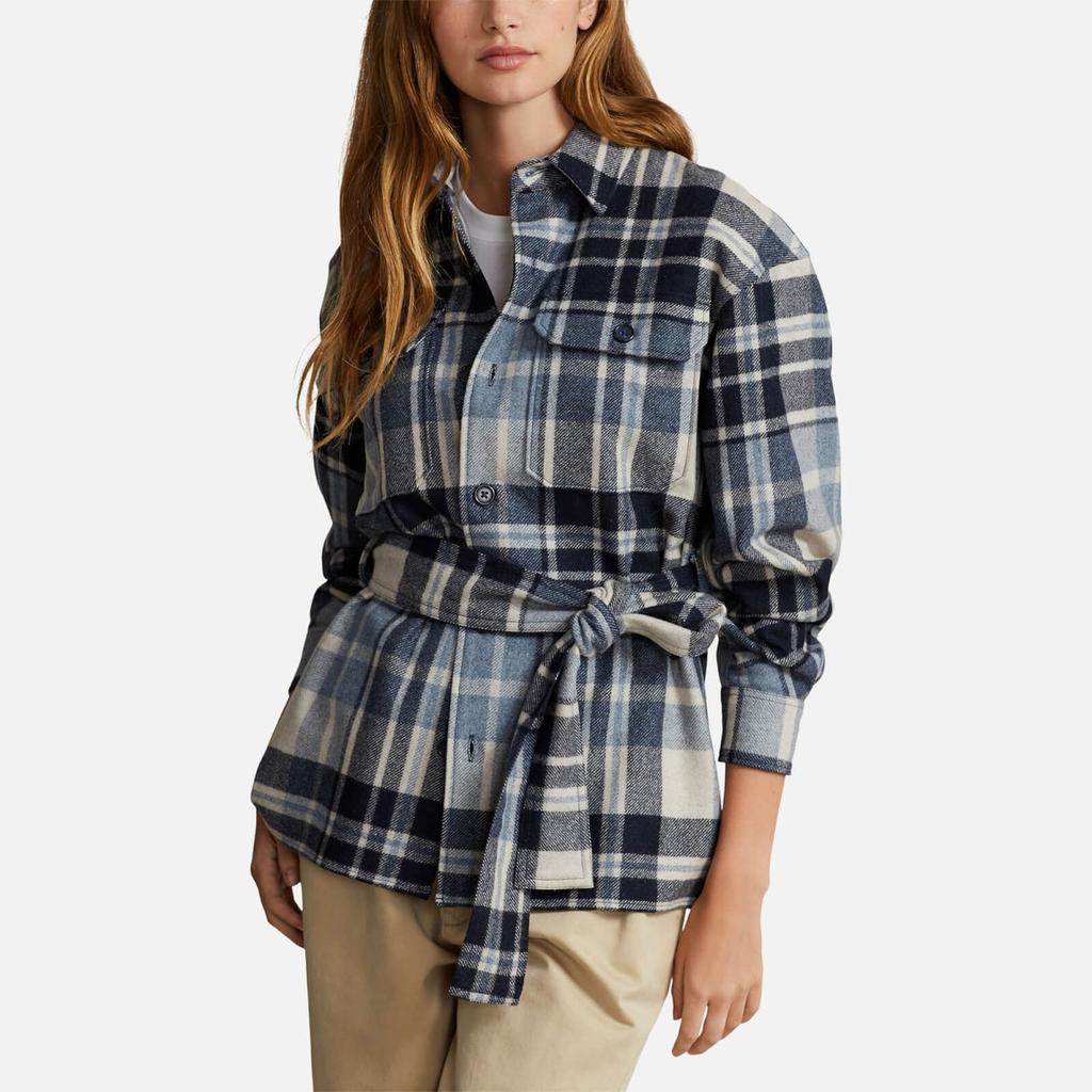 Polo Ralph Lauren Polo Ralph Lauren Plaid Recycled Wool-Blend Shirt