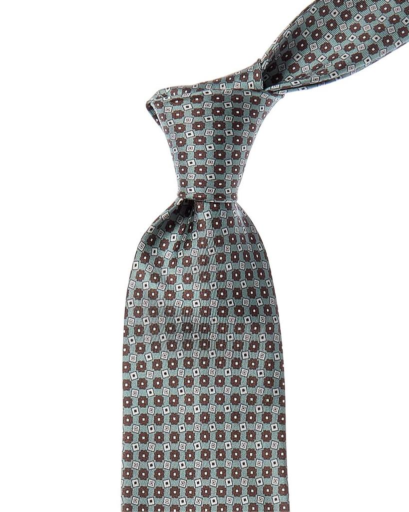 REISS Mini Floral Print Silk Tie