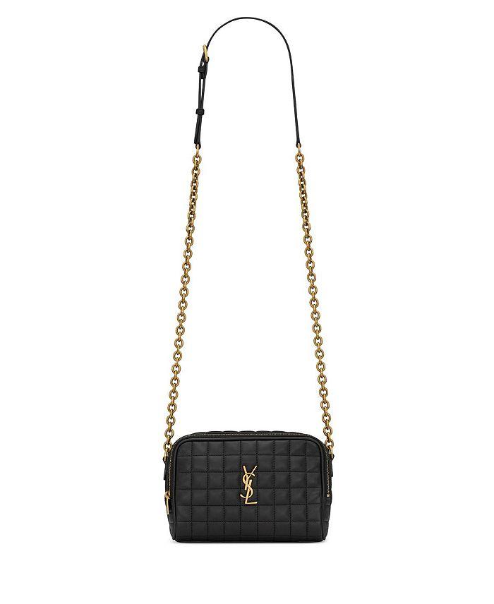 Saint Laurent Cassandre Matelasse Carre Mini Camera Bag in Lambskin
