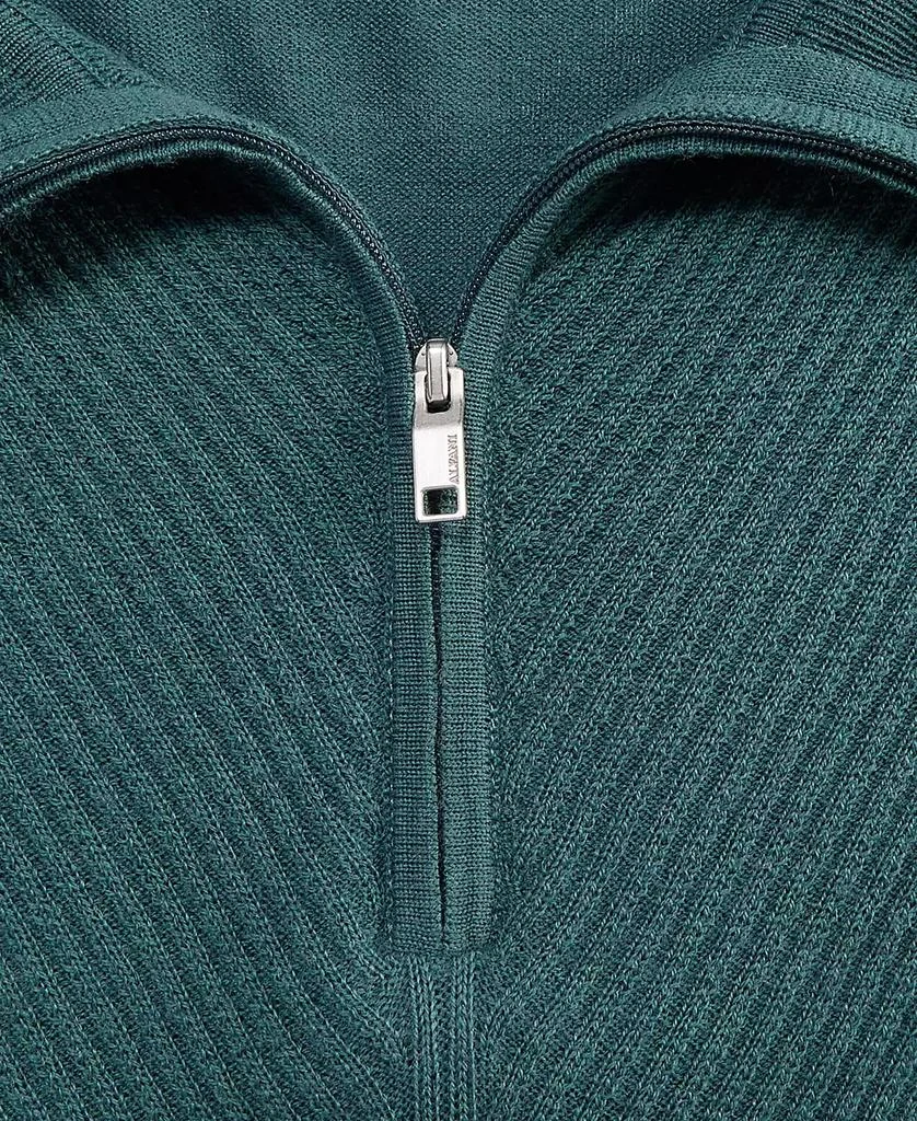 Alfani Men's Long Sleeve Merino Quarter-Zip Sweater, Macy's Exclusive 3