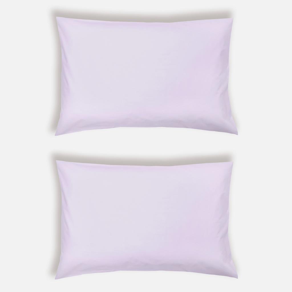 ïn home ïn home 200 Thread Count 100% Organic Cotton Pillowcase Pair - Lilac