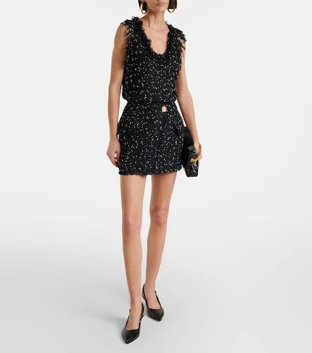 Balmain Medusa 
95 leather slingback pumps 3