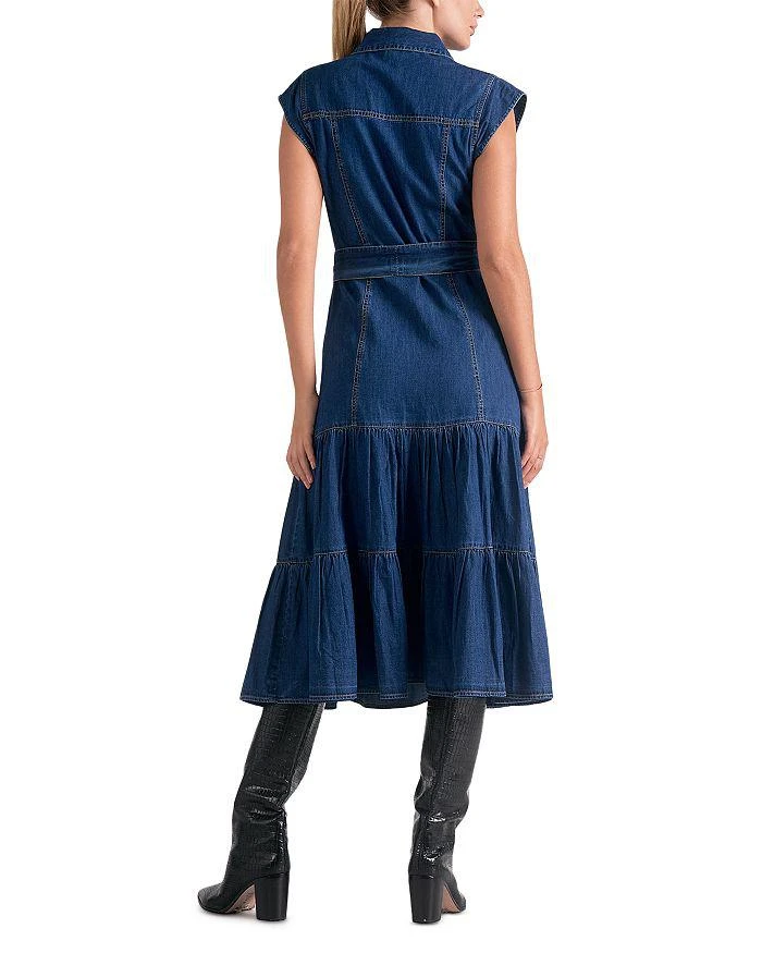 Elan Cap Sleeve Tie Waist Dress 4