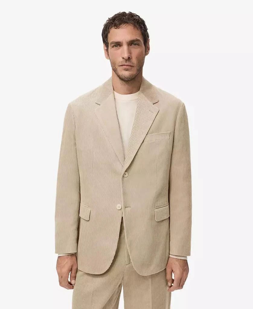 Mango Men
s Slim Fit Corduroy Blazer