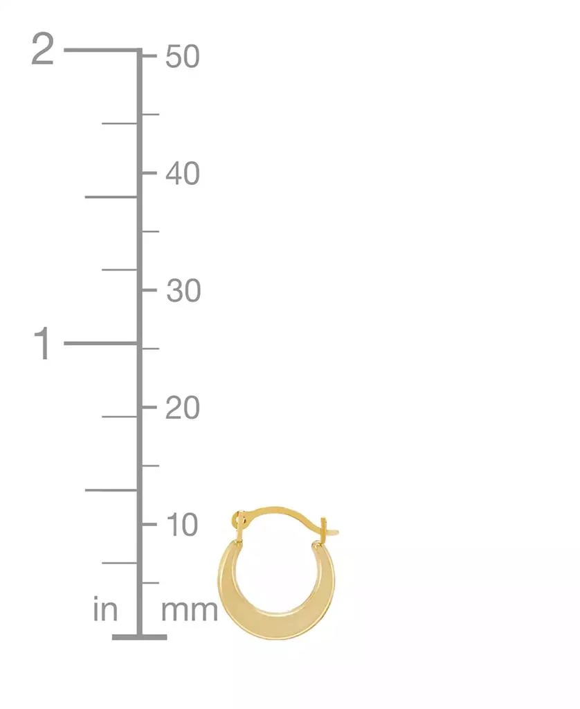 Macy's Children's 2-Pc. Set Hoop Earrings in 14k Yellow Gold 7
