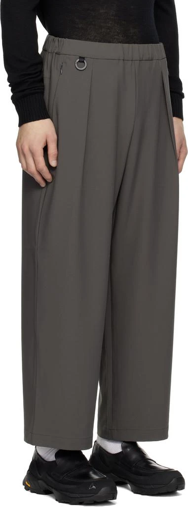 DESCENTE Gray Tech Regular Trousers 2