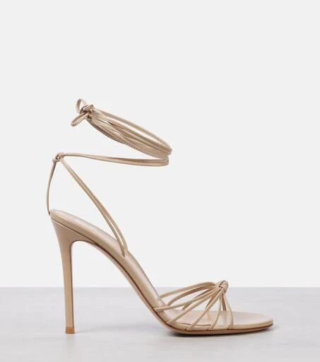 Gianvito Rossi Strappy 105 leather sandals 4