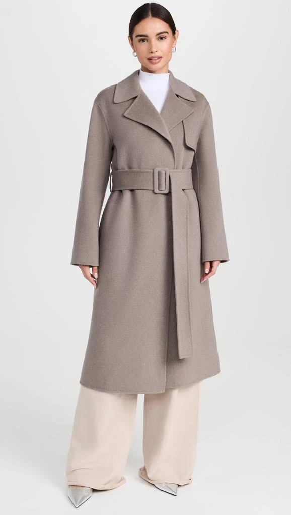 Theory Long Wrap Trench 1