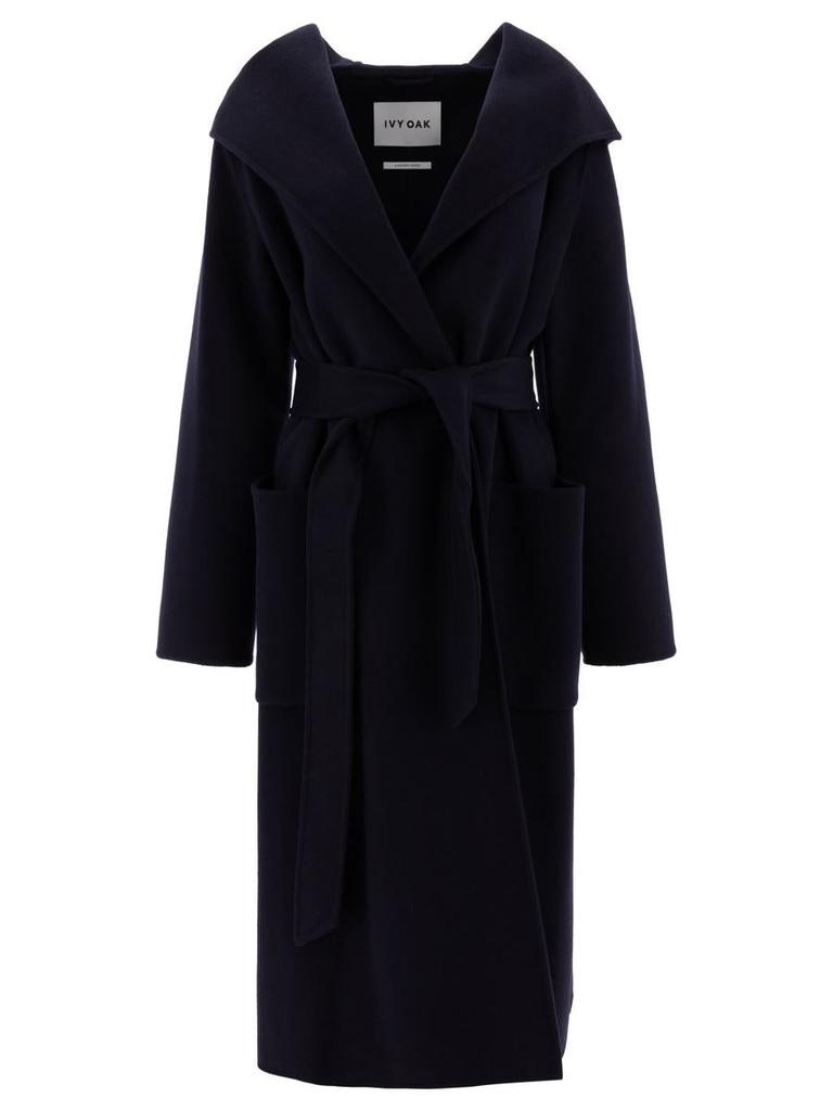 【送料&関税込】Max Mara Lilia Belted Long-sleeved Coat Max Mara Max Mara Lilia Belted Long-Sleeved Coat - Jackets