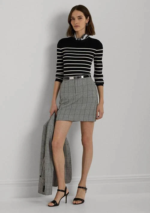 Ralph Lauren Ralph Lauren Women S Glen Plaid Mini Pencil Skirt 4