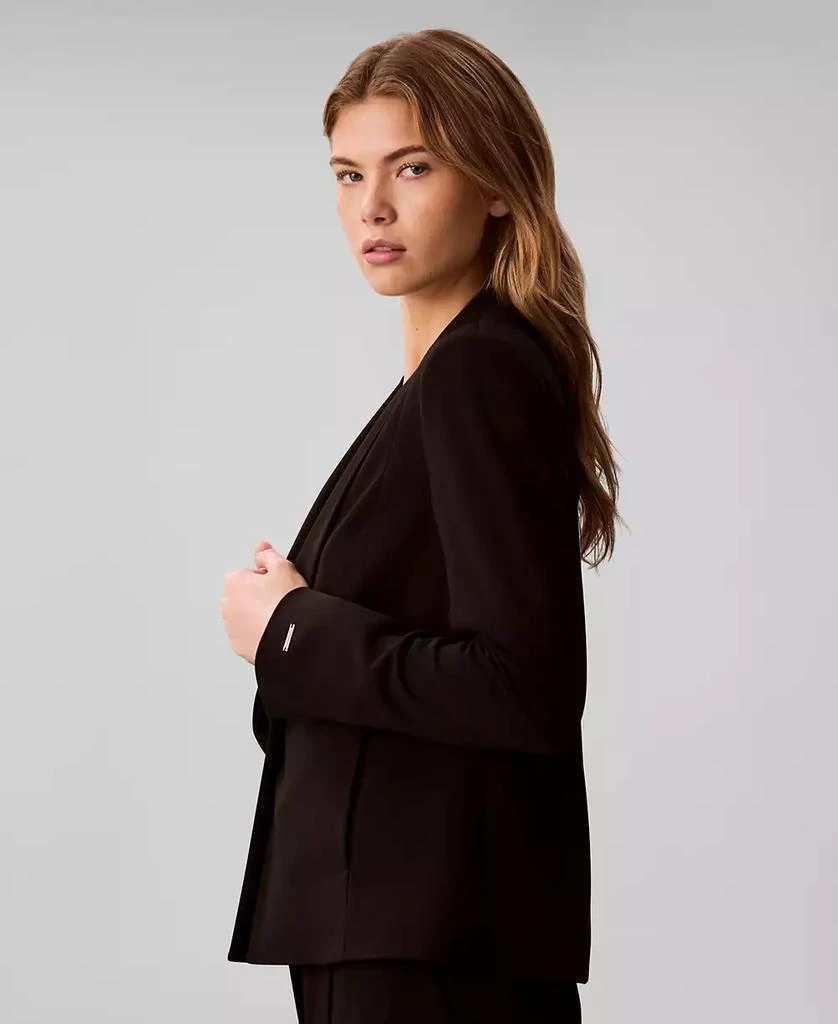 Calvin Klein Women
s Notch Lapel Classic Blazer 4