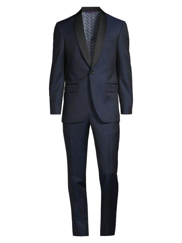 Ted Baker London Josh Wool Shawl-Collar Modern-Fit Tuxedo 5