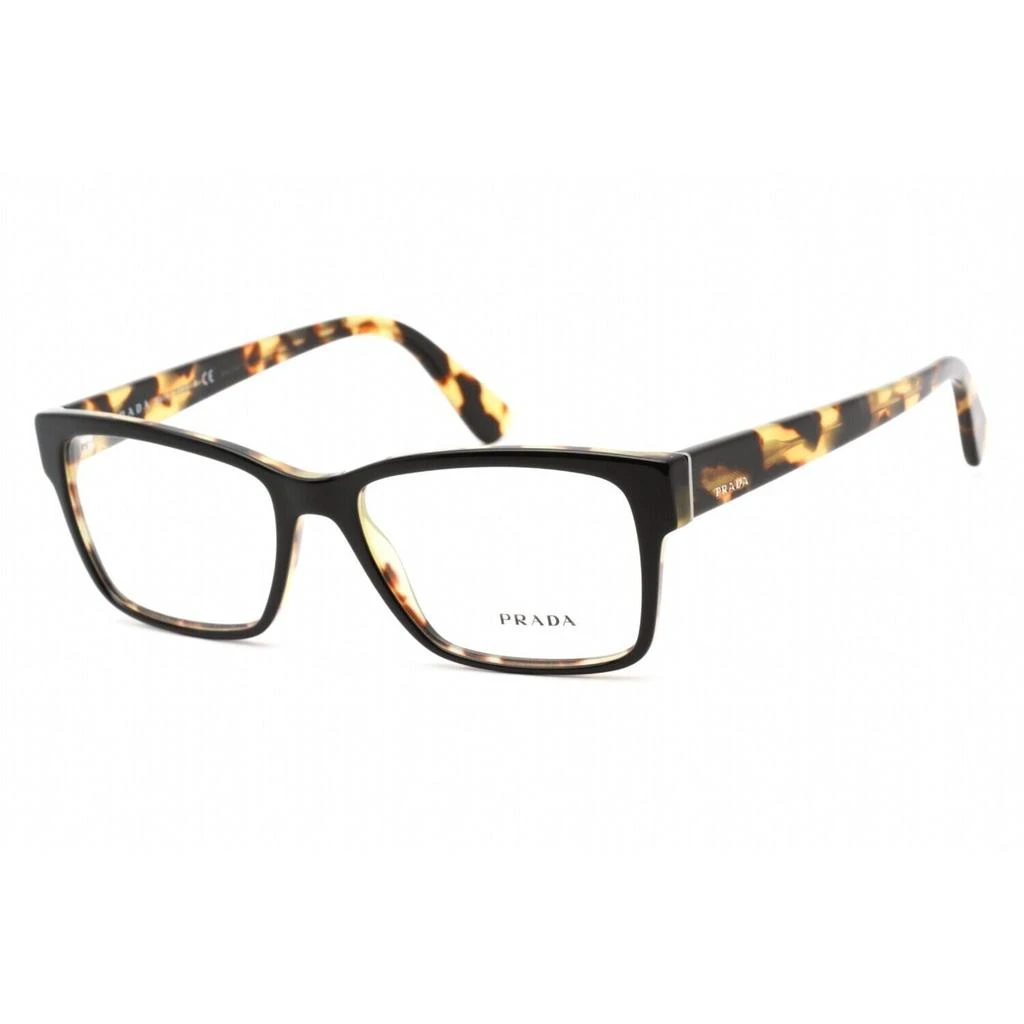 Prada Prada Men's Eyeglasses - Black Square Full-Rim Frame | PRADA 0PR 15VV NAI1O155 1