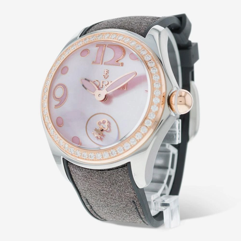 Corum Corum Bubble Stainless Steel/18K Rose Gold 42mm Diamond Automatic Unisex Watch L295/04494 2