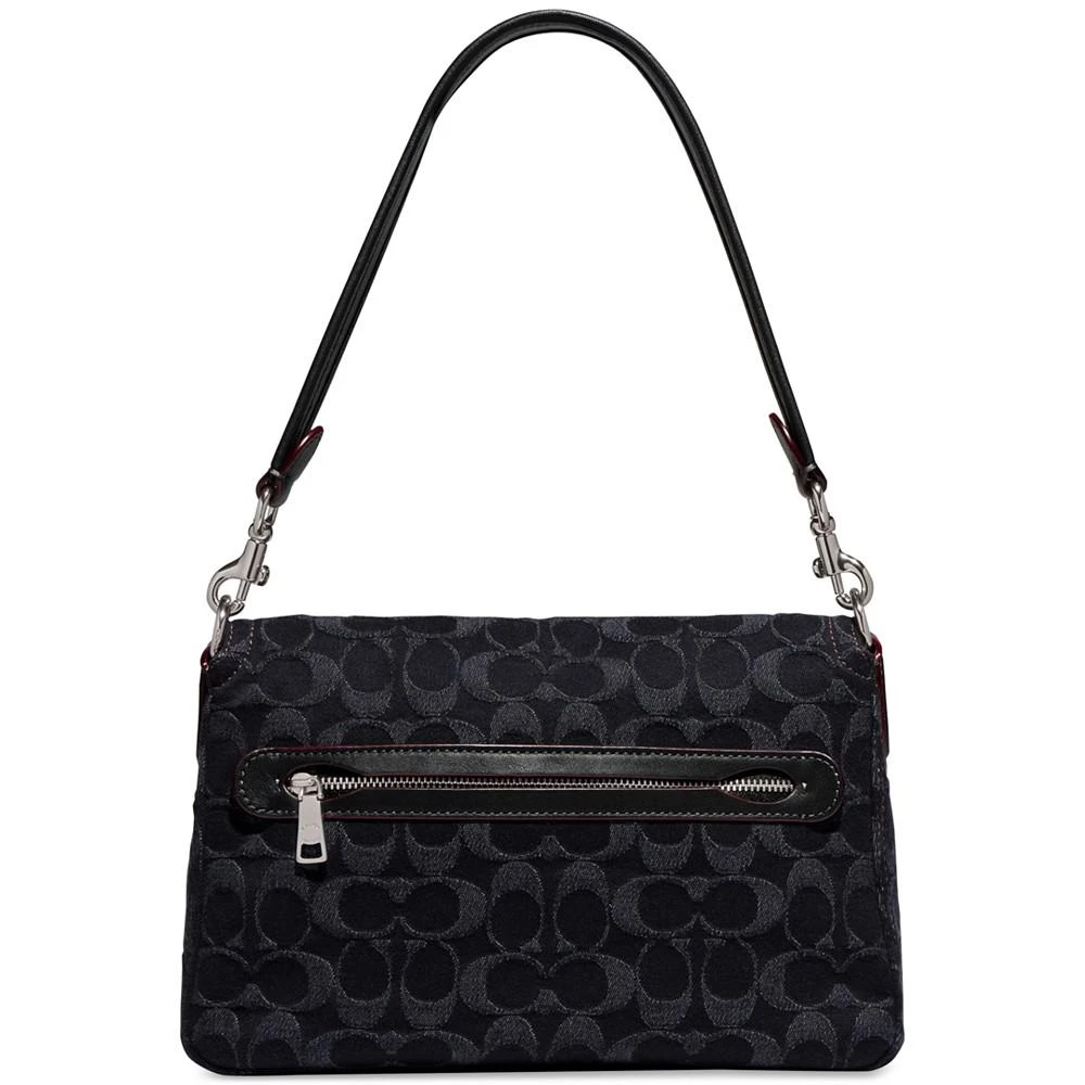 Coach Washed Denim Signature Soft Tabby Small Shoulder Bag 2