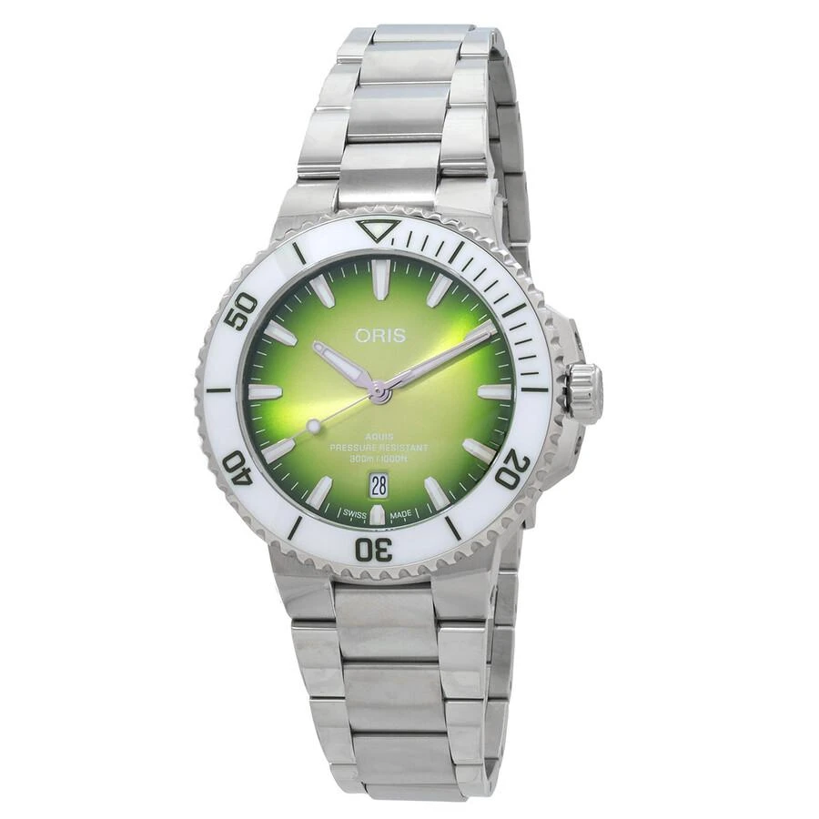 Oris Aquis Date Automatic Green Dial Men's Watch 01 733 7787 4137-07 8 22 04PEB 1