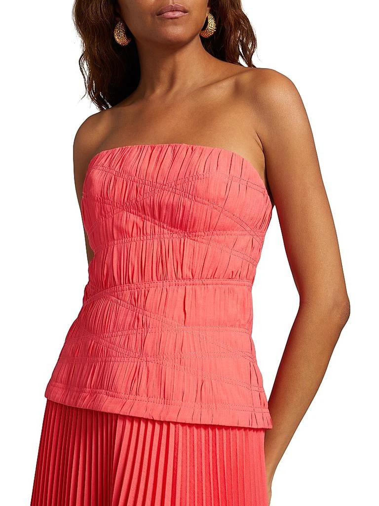 Acler Bristol Strapless Midi-Dress 6