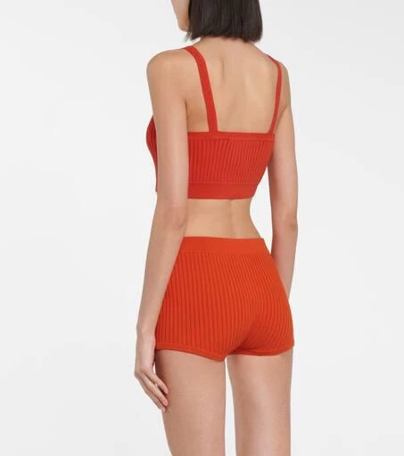 Live The Process Ribbed-knit shorts 3