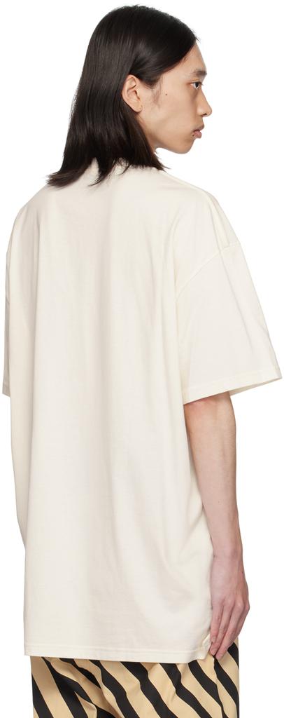 VIVIENNE WESTWOOD Propaganda Oversized Tシャツ Vivienne Westwood Off-White Propaganda Oversized T-Shirt - T