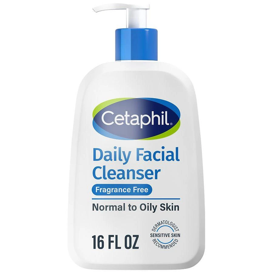 Cetaphil Daily Facial Cleanser, Normal to Oily Skin Fragrance Free 1