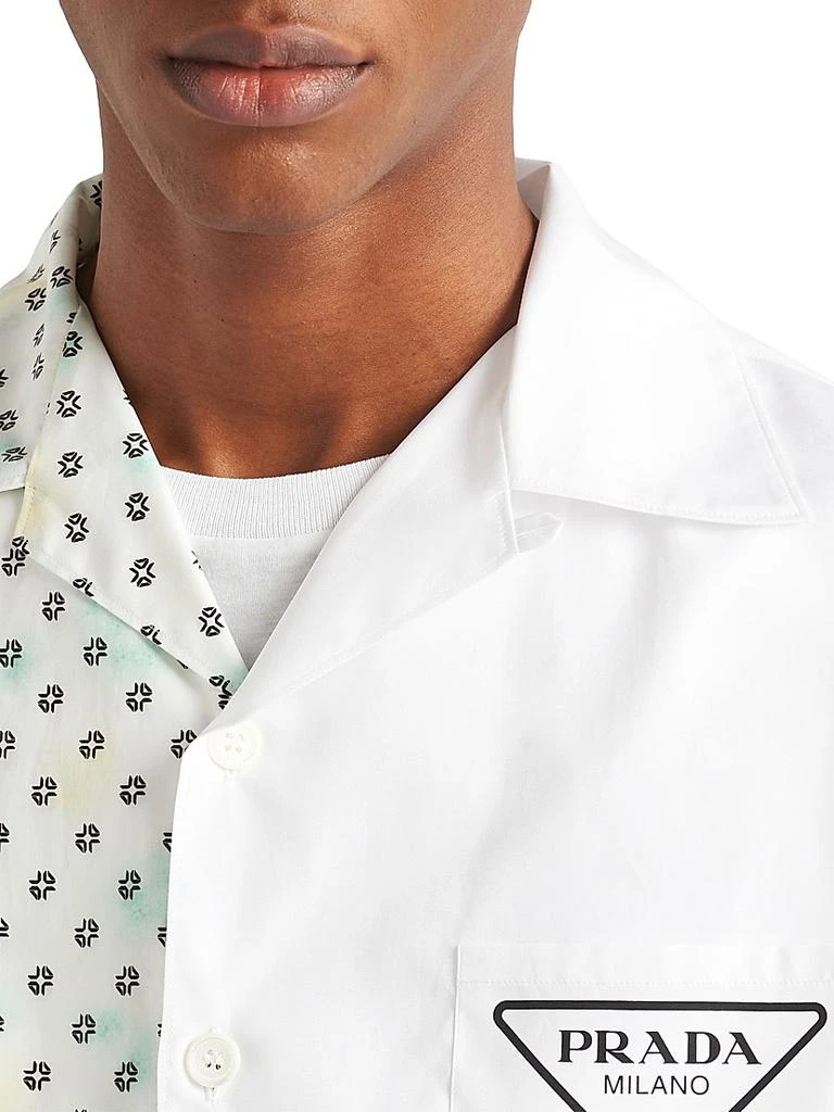 Prada Double Match Cotton Shirt 5