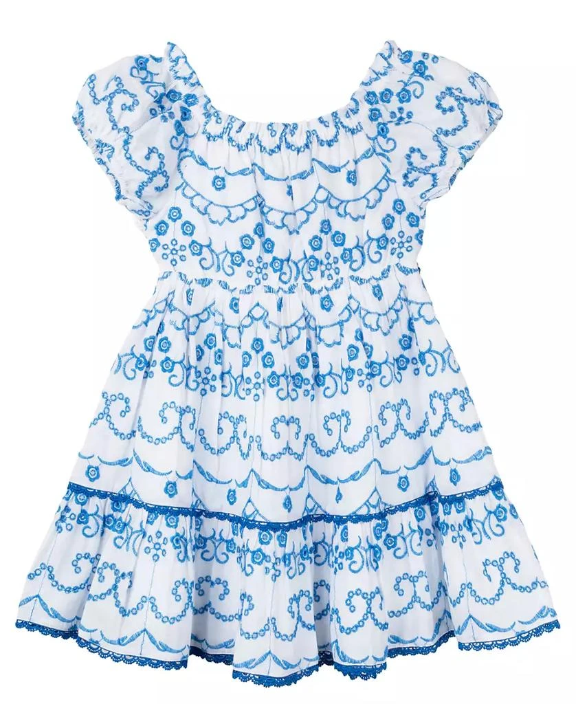 Rare Editions Toddler & Little Girls Embroidered Eyelet Dress 6