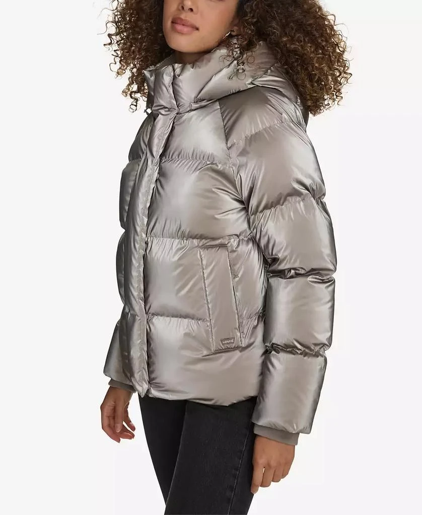 Levi
s Women
s Quilted Hooded Puffer Jacket 4