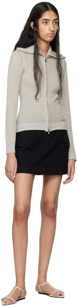 HOLZWEILER Gray Line Cardigan 4