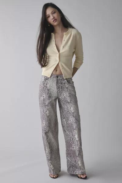 The Ragged Priest The Ragged Priest Bite Printed Wide-Leg Jean