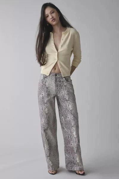 The Ragged Priest The Ragged Priest Bite Printed Wide-Leg Jean 2