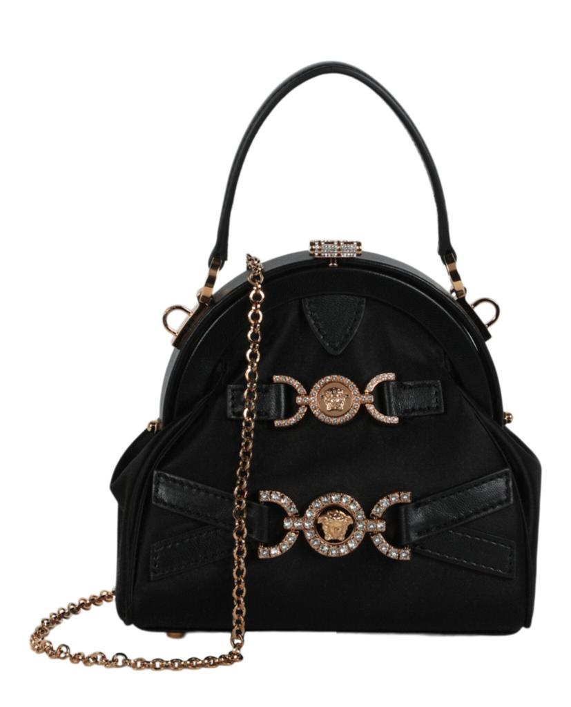 Versace Mini Crystal Medusa '95 Satin Handbag