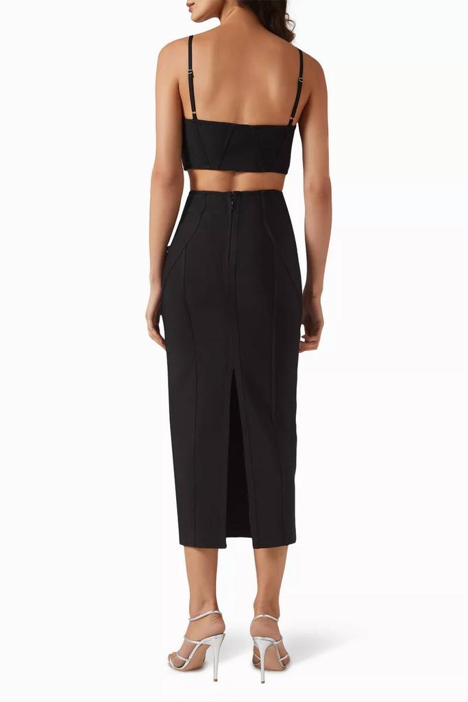 Elliatt Elliatt - Rose Crop Top & Midi Skirt Set