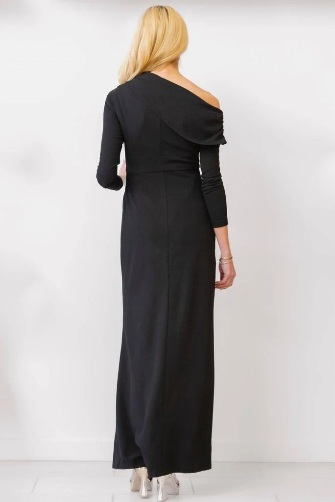 Elliatt Jamie One Shoulder Gown In Black 2