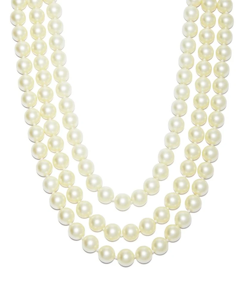 Kenneth Jay Lane Barbara Imitation Pearl Necklace, 17" 1