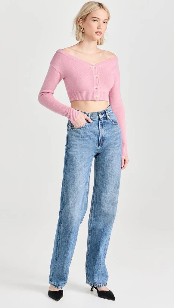 Reformation Millie Off Shoulder Cardigan 4