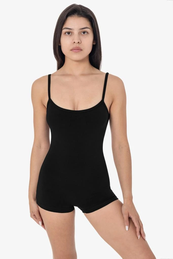 Los Angeles Apparel 83022GD-SH - Garment Dye Spaghetti Scoopback Short Biketard 6