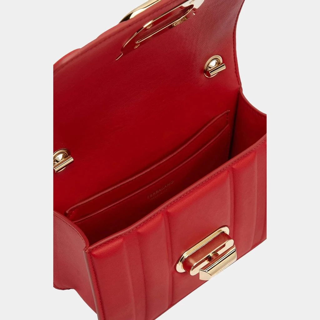 Salvatore Ferragamo Ferragamo Flame red Calfskin leather Mini bag 4