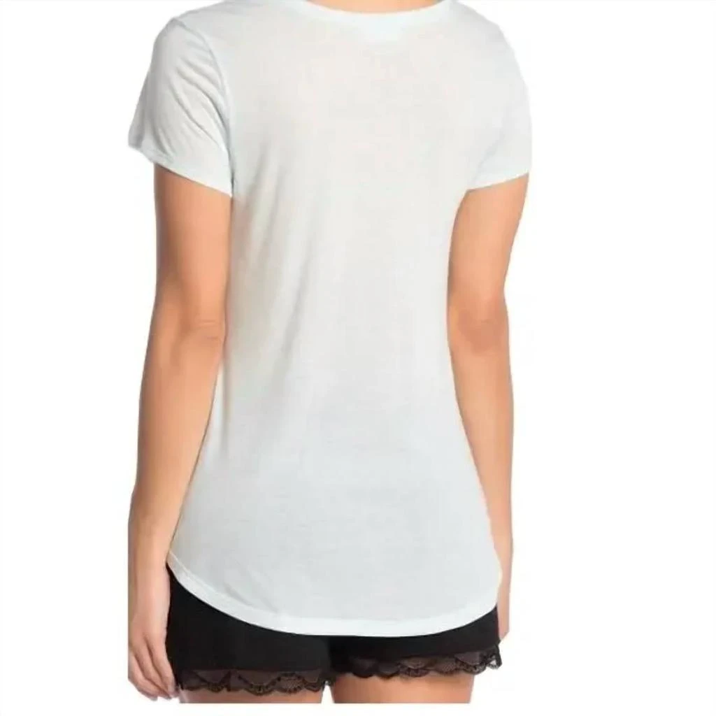 Josie Josie Natori - Scoop Neck Short Sleeve Sleep Tee Shirt 3