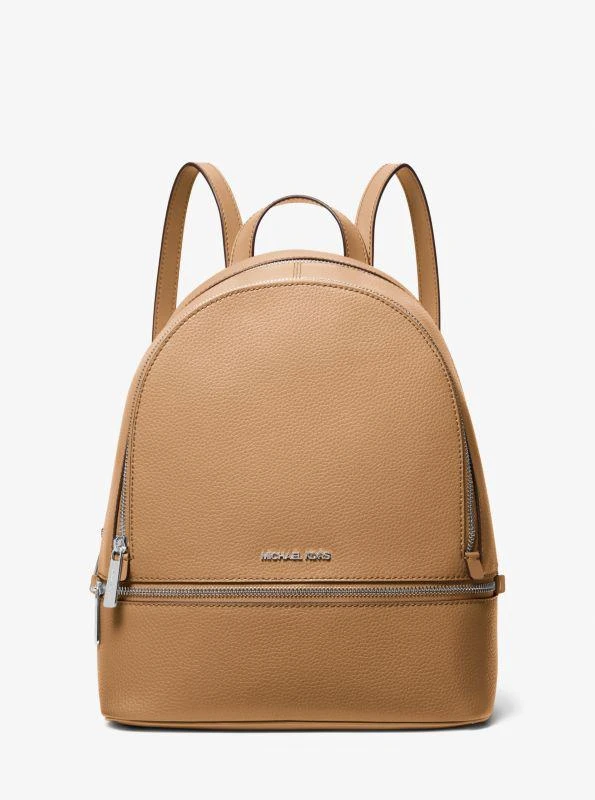 Michael Kors Rhea Medium Pebbled Leather Backpack 1