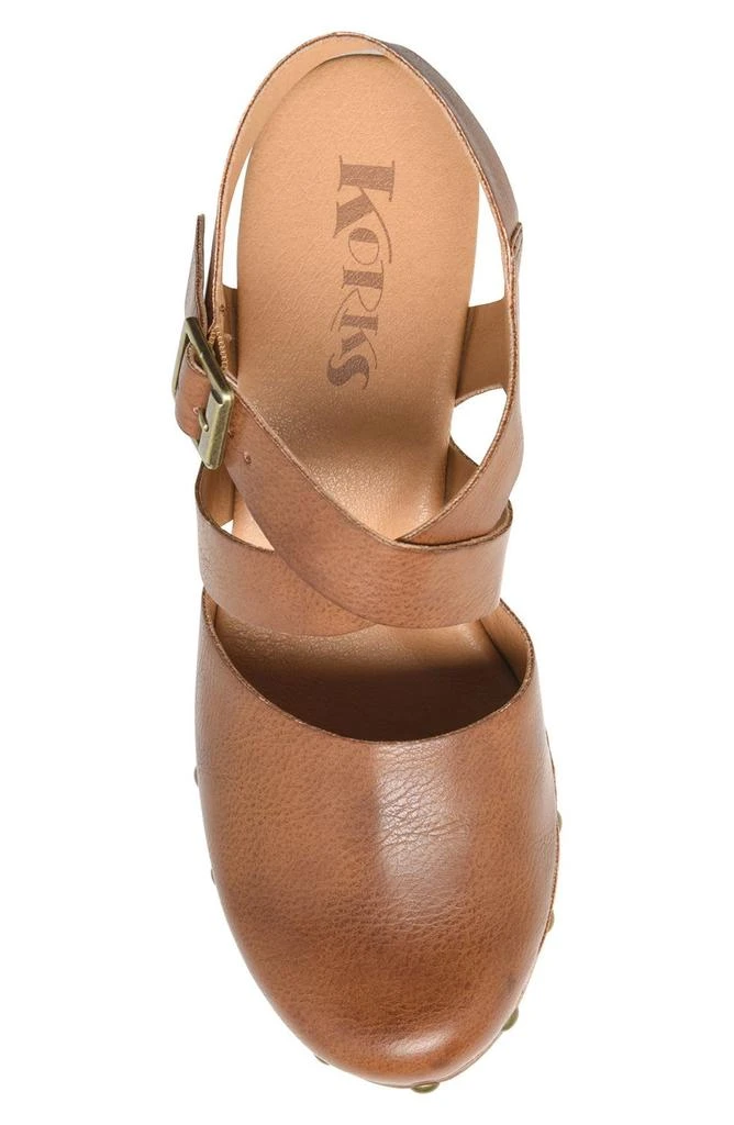 KORKS Abloom Strappy Clog Platform Slingback Pump 5