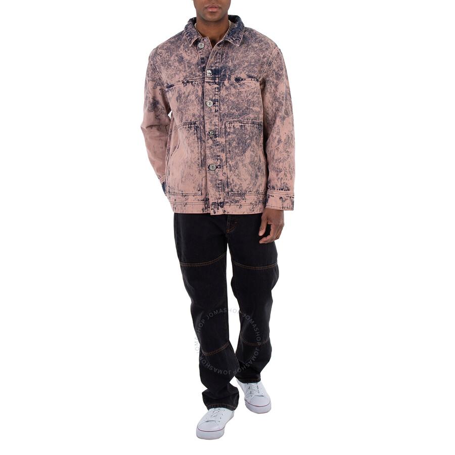 Etudes Hopper Overdye Denim Pink Shirt Jacket