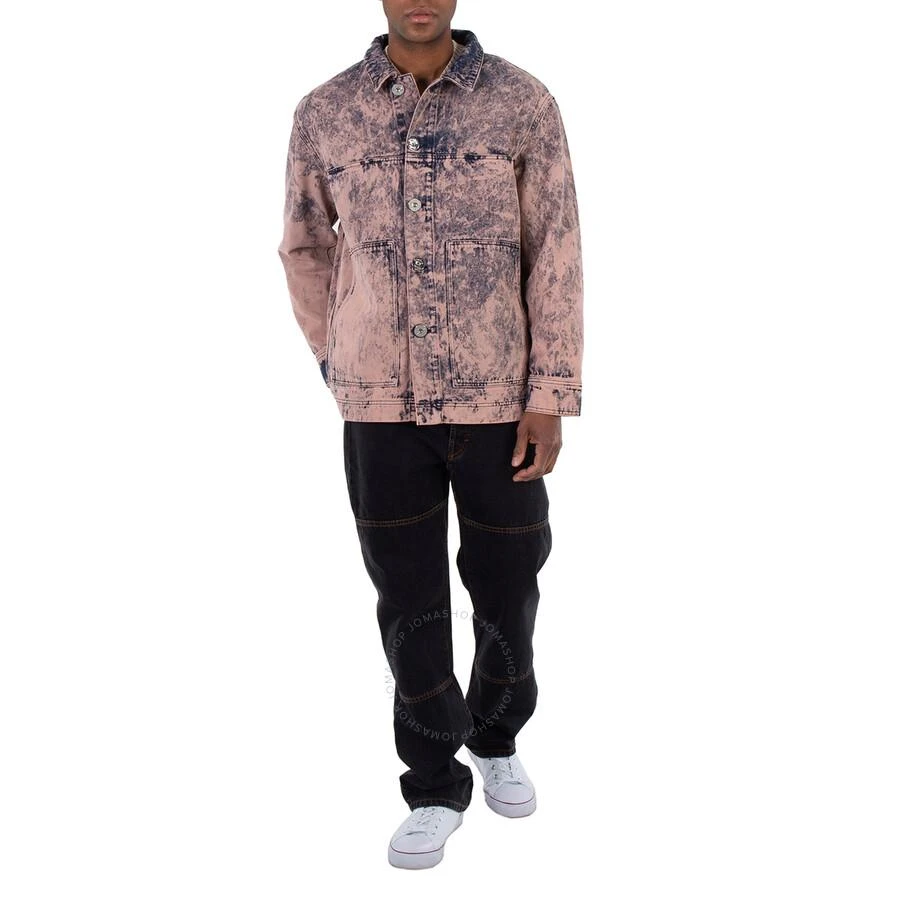 Etudes Hopper Overdye Denim Pink Shirt Jacket 1