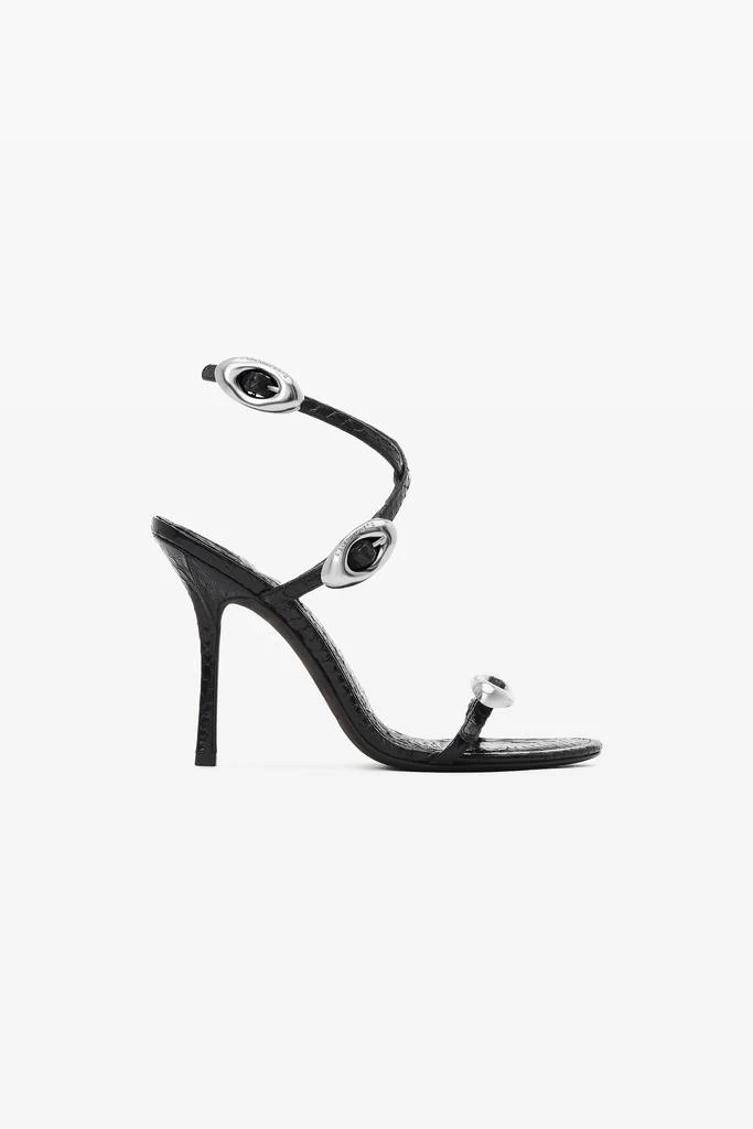Alexander Wang dome 105 water snake strappy slide sandal 1