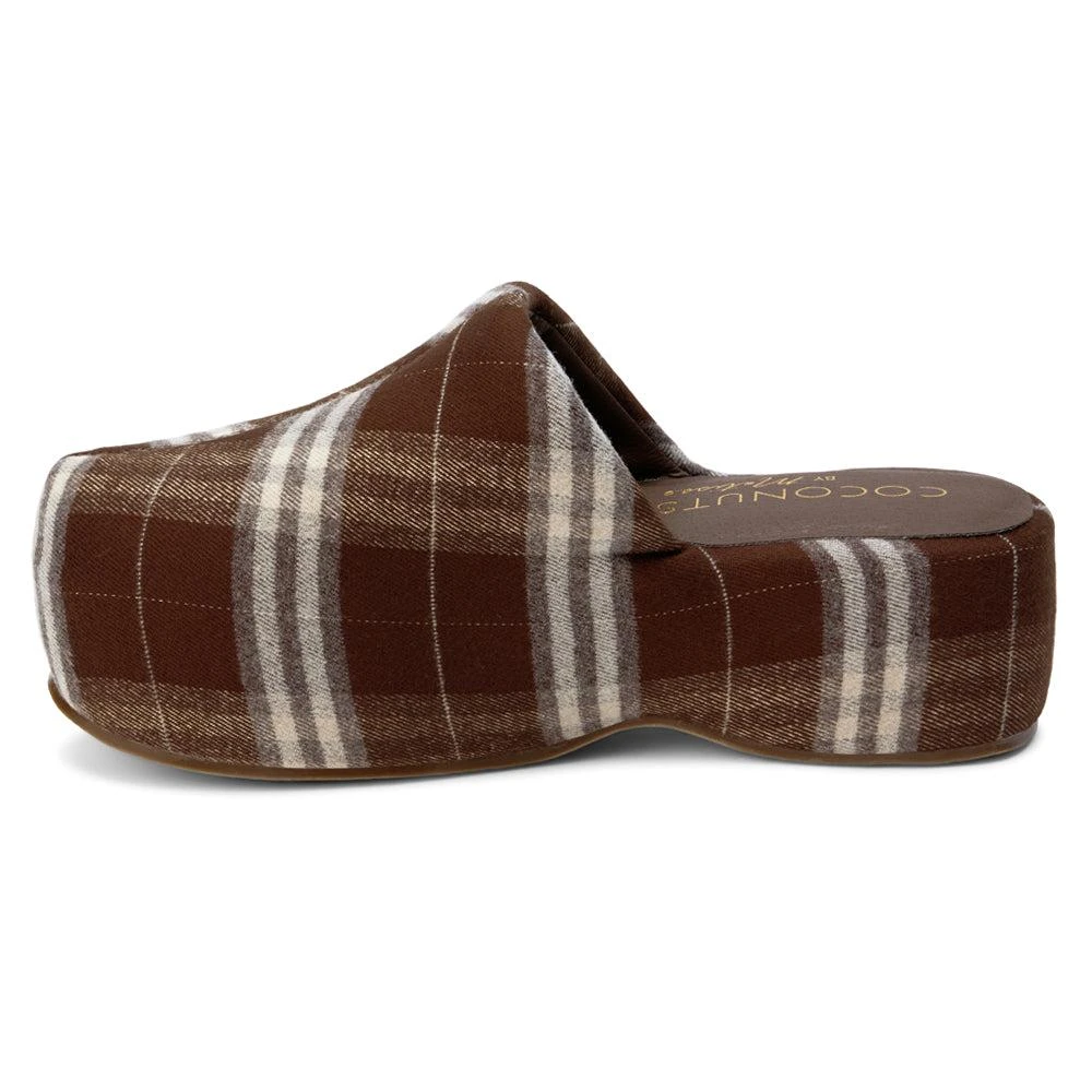 COCONUTS by Matisse Bella Plaid Platform Mule Clogs 3
