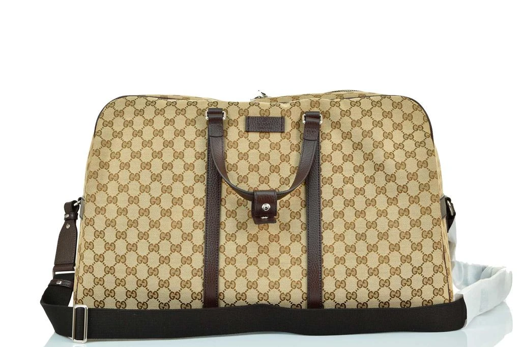 Gucci Gucci Beige Duffle Bag Men Original GG Fabric Mod. 610105 KY9KN 9886 1