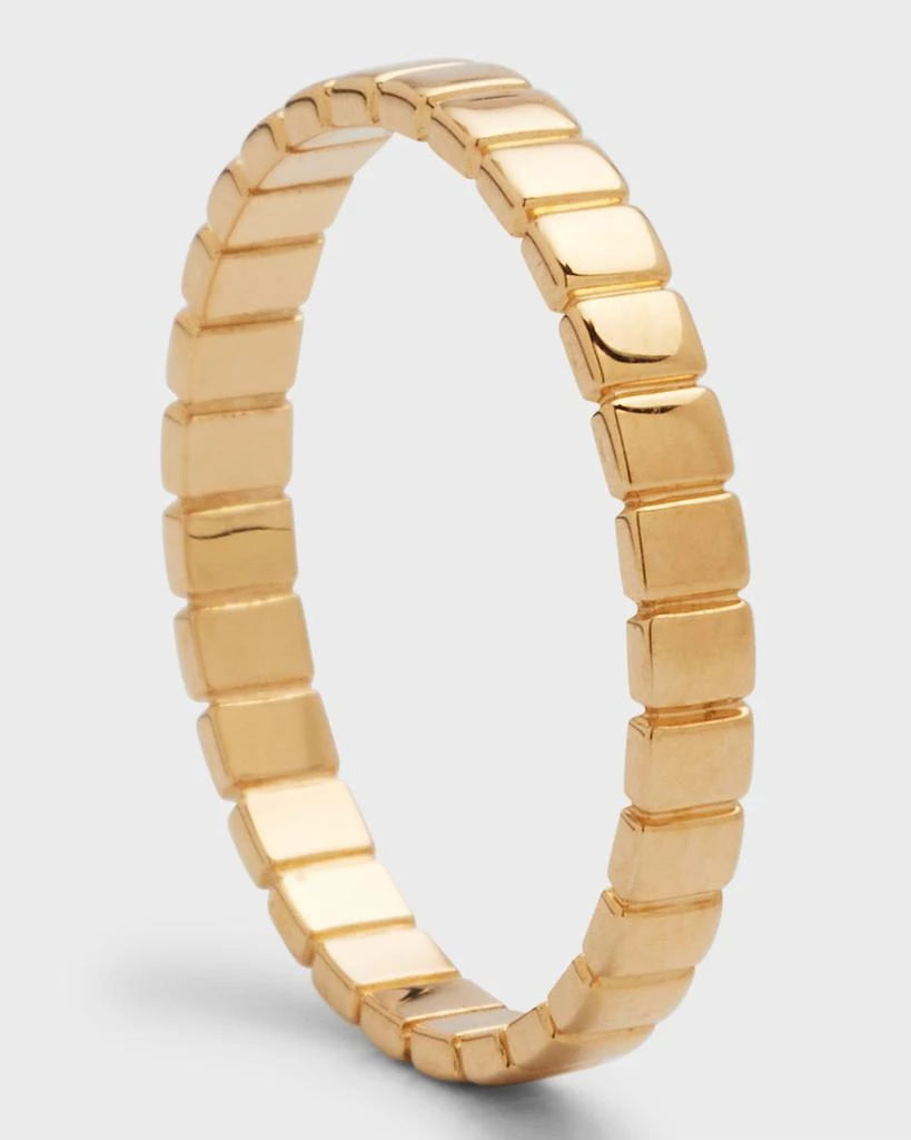 LANA 14K Yellow Gold Skinny Tag Ring 3