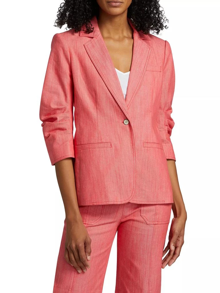 Cinq à Sept Khloe Stretch Denim Blazer 3